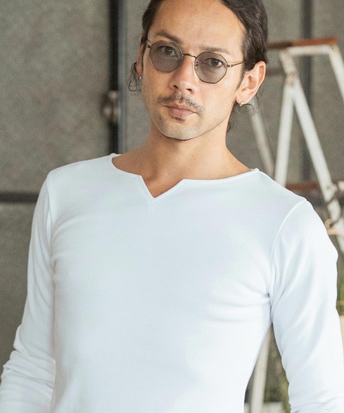 CAMBIO tシャツ mlt4854- ヘビーウエイトフライスキーネック