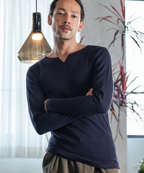 CAMBIO tシャツ mlt4854- ヘビーウエイトフライスキーネック