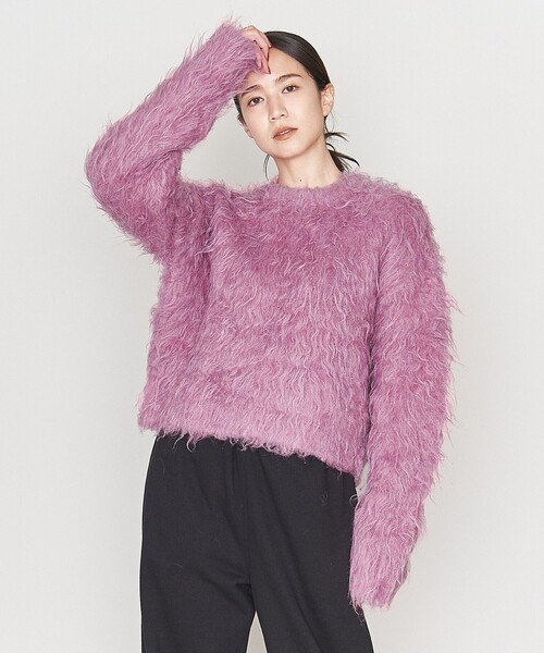 ASTRAET ニット 「ASTRAET」シャギー クルーネックニット レディース 