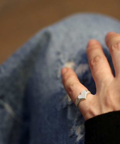 vv 指輪 リング vv.jewelry /ハートピンキーリング silver925