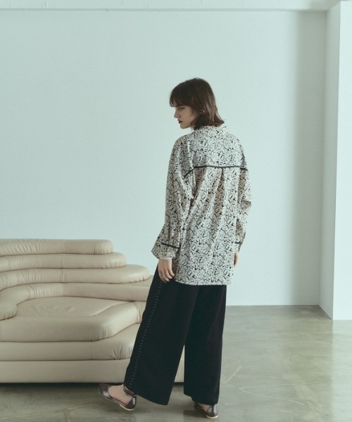 ブラウス シャツ Mira leopard shirt ミラレオパードシャツ レディース Muel Chic ブラウス シャツ Mira leopard shirt ミラレオパード