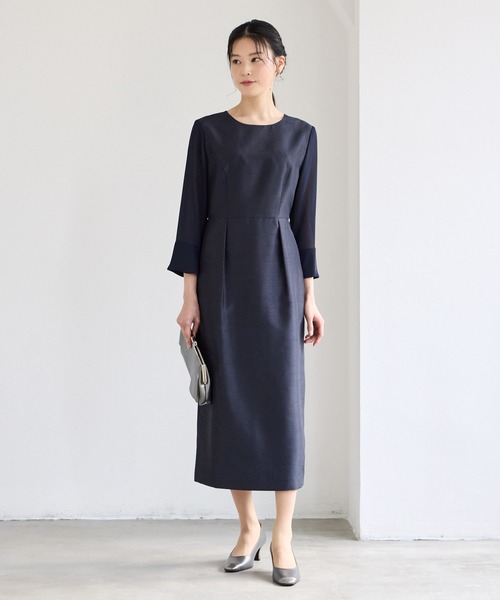 AIMER（エメ） ワンピース シフォンスリーブシャンタンワンピース 結婚