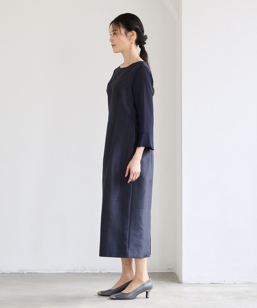 AIMER（エメ） ワンピース シフォンスリーブシャンタンワンピース 結婚