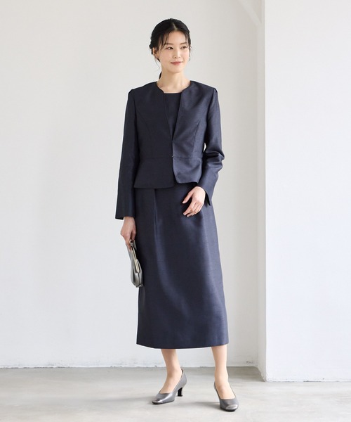 AIMER（エメ） ワンピース シフォンスリーブシャンタンワンピース 結婚