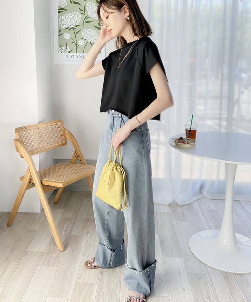 [classicalelf] тренировочный cut and sewn LARGE черный женский 
