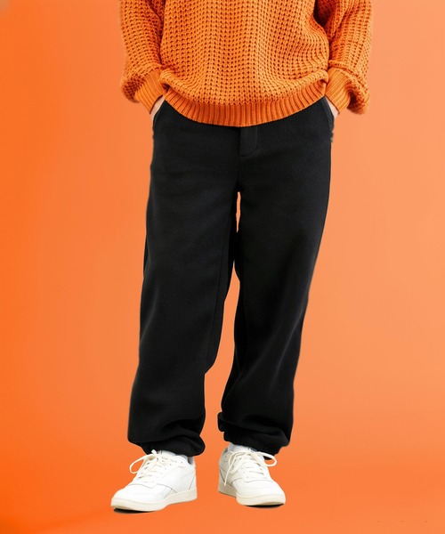 JIGGYS SHOP（ジギーズショップ） パンツ フリース×タフタ切替イージー