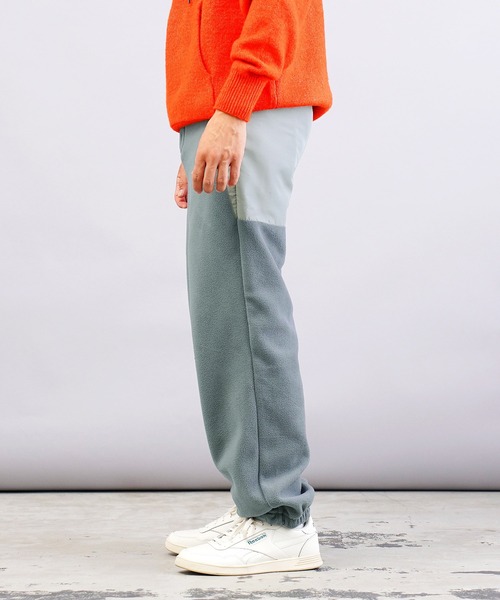 JIGGYS SHOP（ジギーズショップ） パンツ フリース×タフタ切替イージー