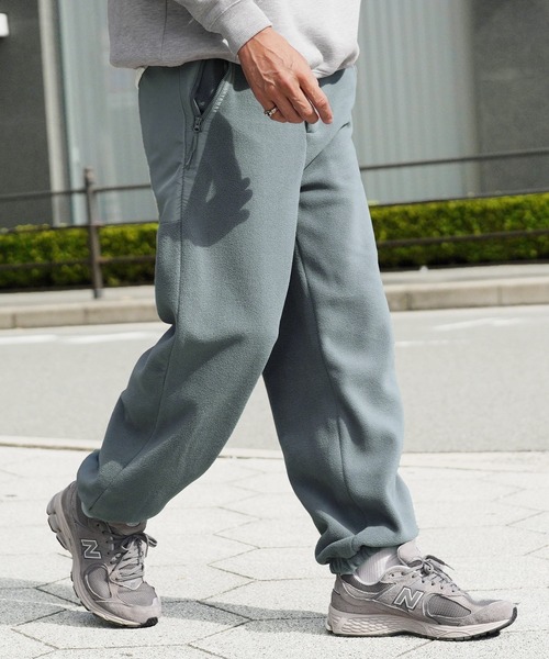 JIGGYS SHOP（ジギーズショップ） パンツ フリース×タフタ切替イージー