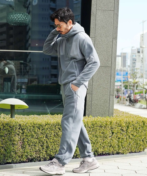 JIGGYS SHOP（ジギーズショップ） パンツ フリース×タフタ切替イージー