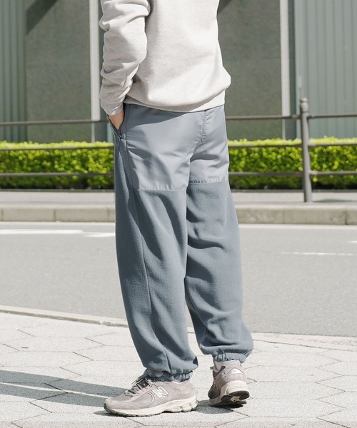 JIGGYS SHOP（ジギーズショップ） パンツ フリース×タフタ切替イージー