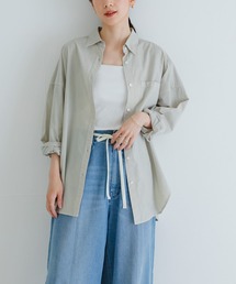 ブラウス シャツ new basic　ガーメントダイオーバーシャツ レディース｜ZOZOTOWN Yahoo!店