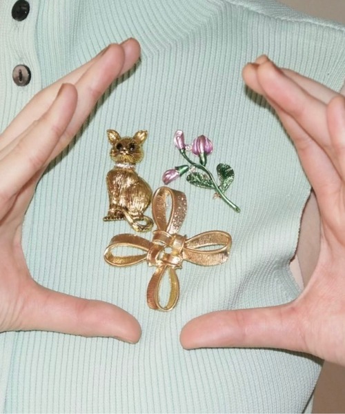 musubore（ムスボレ） ブローチ 「 select 」vintage like brooch set