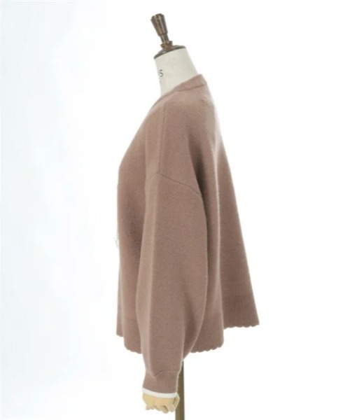 axes femme（アクシーズ ファム） ニット セーター コード刺繍風