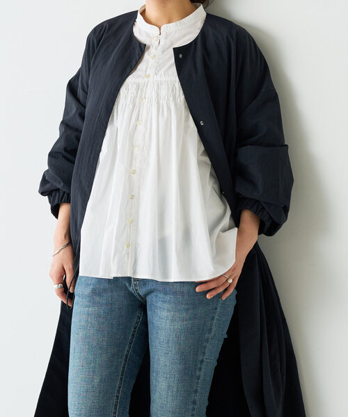 BEARDSLEY ブラウス シャツ ヨークシャーリングブラウス