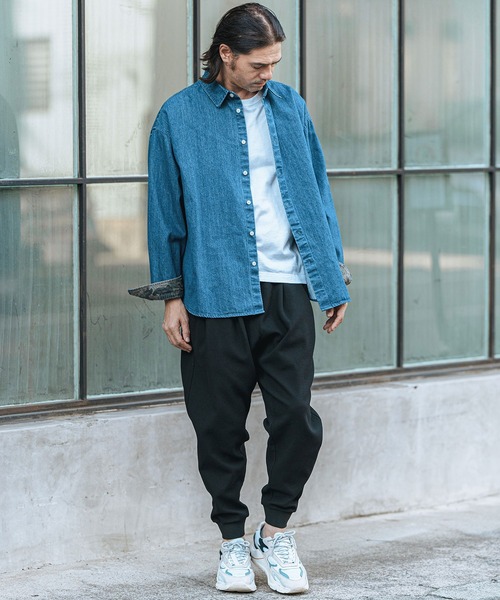 CAMBIO（カンビオ） パンツ mp13119-Tricot Waffle Jogger Pants