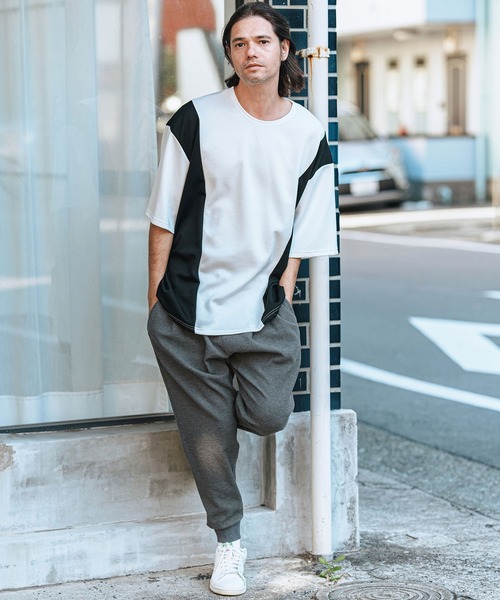 CAMBIO（カンビオ） パンツ mp13119-Tricot Waffle Jogger Pants