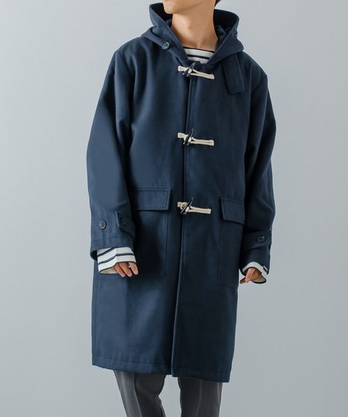 「improves」 ダッフルコート MEDIUM グリーン メンズ_画像3