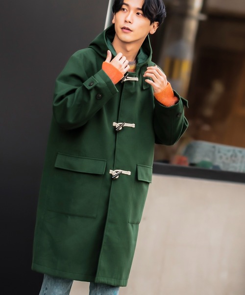 「improves」 ダッフルコート MEDIUM グリーン メンズ_画像9