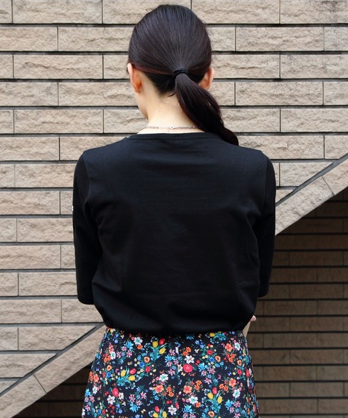 tシャツ ORCIVAL/オーシバル　ボートネックハーフスリーブプルオーバー　ソリッド　BOATNECK HALFSLEEVE PULLOVER SO ORCIVAL/オーシバル ボートネックハーフスリーブプルオーバー