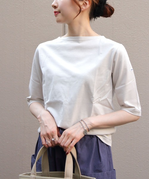 tシャツ ORCIVAL/オーシバル　ボートネックハーフスリーブプルオーバー　BOATNECK HALF SLEEVE P.O.　OR-C0423 C 楽天市場】【SALE！30%OFF】オーシバル オーチバル ORCIVAL