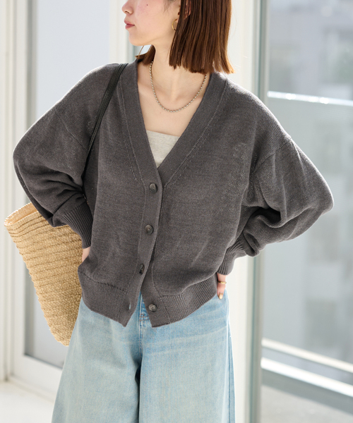 JOURNAL STANDARD relume カーディガン リネンコットンV