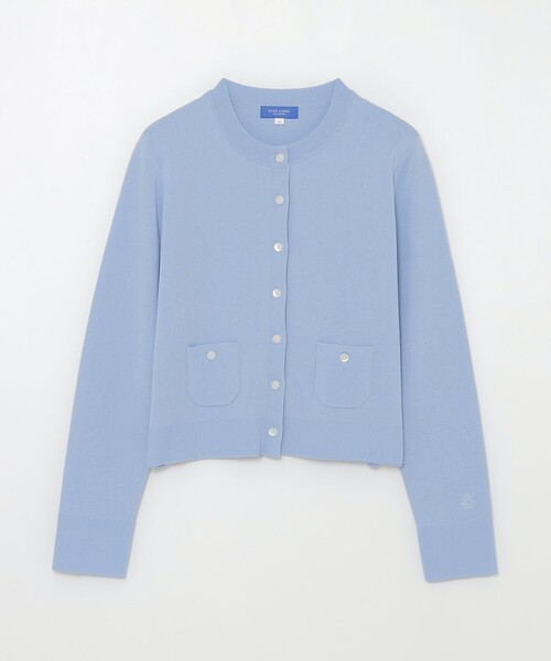 BURBERRY BLUE LABEL◆I/カーディガン(薄手)/38/コットン/BEG BURBERRY BLUE LABEL - バーバリーブルーレーベル ニット