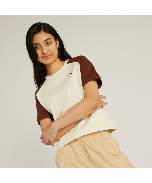 tシャツ PUMA プーマ ウィメンズ ワードローブ ESS＋ 半袖 Tシャツ レディース PUMA tシャツ プーマ ウィメンズ ワードローブ ESS＋ 半袖 T