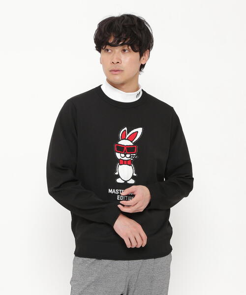 MASTER BUNNY EDITION カシミヤ混 ニットセーター ブラック MASTER BUNNY EDITION カシミヤ混 ニットセーター ブラック 【公式通販】