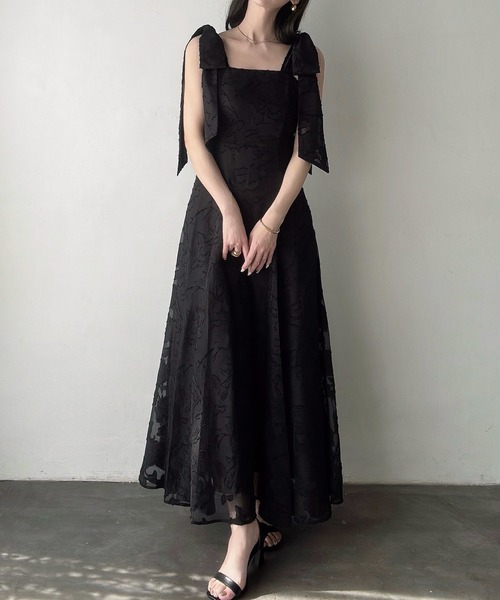 Karen Millen◆ジャカード織り◆フローラル◆ワンピース[送料込] KAREN MILLEN】ジャカード織 フローラル ワンピース ワンピース