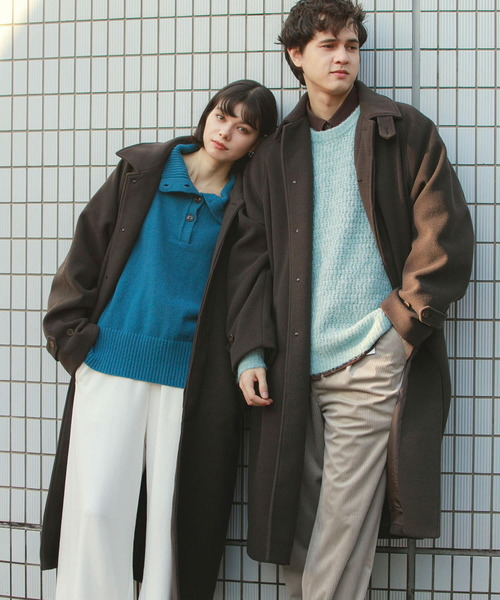 SENSE OF PLACE by URBAN RESEARCH ステンカラーコート MEDIUM ダーク