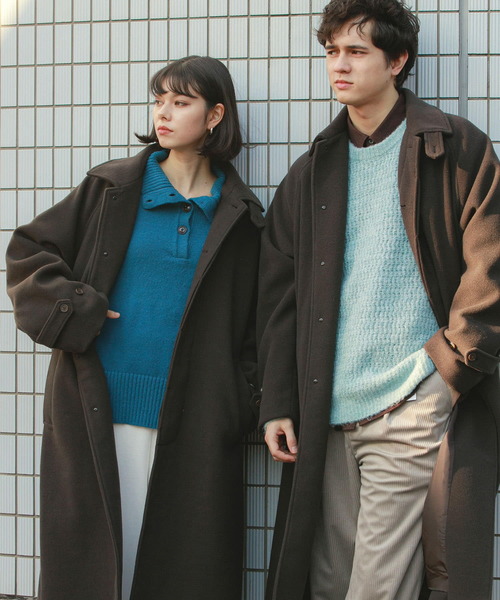 SENSE OF PLACE by URBAN RESEARCH ステンカラーコート MEDIUM ダーク