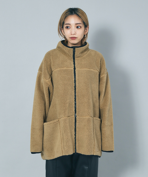 GERRY（ジェリー） ジップアップブルゾン フリー ベージュ レディース