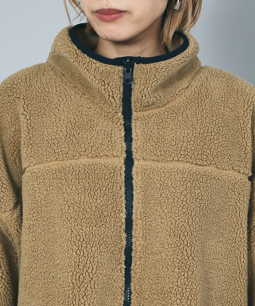 シェリー様 GERRY（ジェリー） ジップアップブルゾン フリー ベージュ レディース