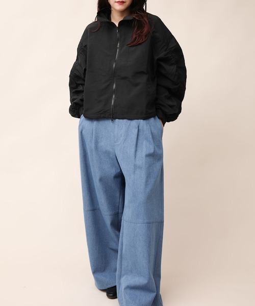 アイモハ（aimoha）/ボリューム袖MA−1 aimoha（アイモハ） ma1 ma-1 ボリューム袖MA-1 レディース : ZOZOTOWN