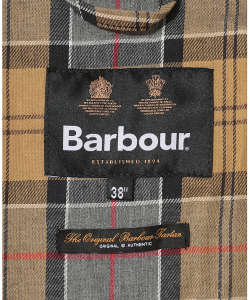 Barbour（バブアー） ステンカラーコート 42 ネイビー メンズ