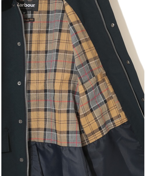 Barbour（バブアー） ステンカラーコート 42 ネイビー メンズ