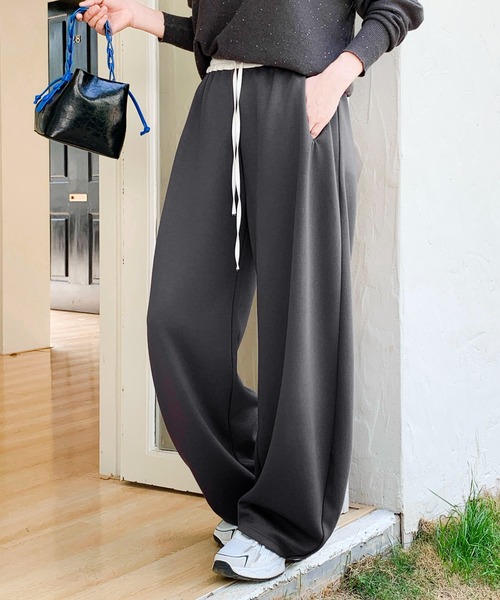 パンツ ダブルウエストカーブパンツ レディース : ZOZOTOWN Yahoo!店
