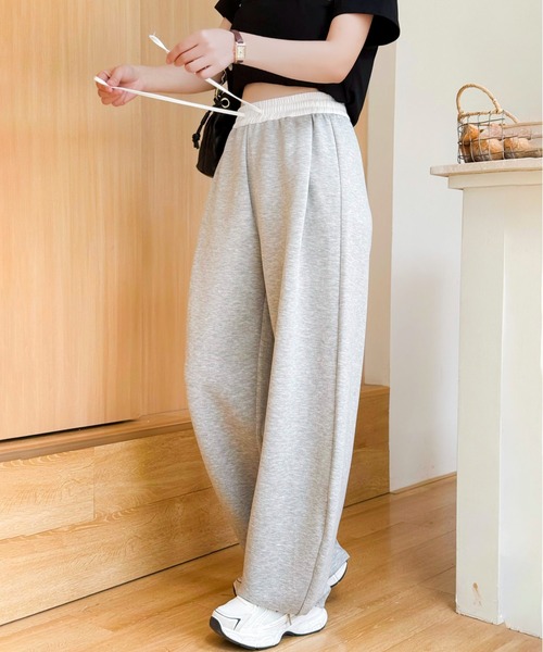 パンツ ダブルウエストカーブパンツ レディース : ZOZOTOWN Yahoo!店