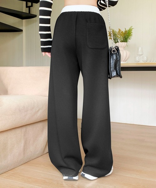 パンツ ダブルウエストカーブパンツ レディース : ZOZOTOWN Yahoo!店