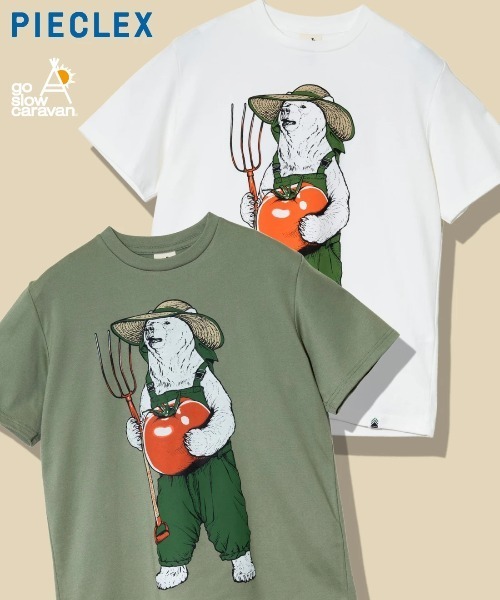 go slow caravan（ゴースローキャラバン） tシャツ PIECLEX ファーマー