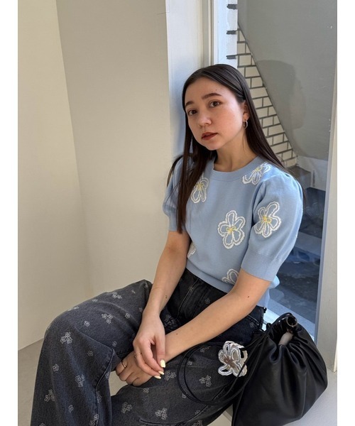 【花柄♡】CHANEL ジーンズ シャネル(CHANEL)シャネル デニム パンツ 花柄 パンツ 衣料品