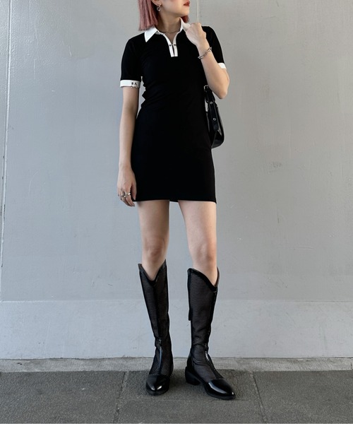jiasecond. ワンピース 「jiasecond.」バックオープンポロ