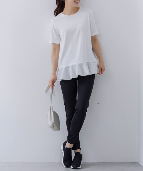 tシャツ 「SONO/ソーノ」ショートスリーブプリマプルオーバー レディース SONO/ソーノ】ショートスリーブプリマプルオーバー（Tシャツ