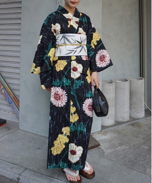 セール！!　綿素材浴衣　カトレアの花　手毬 楽天市場】手毬 柄 浴衣の通販