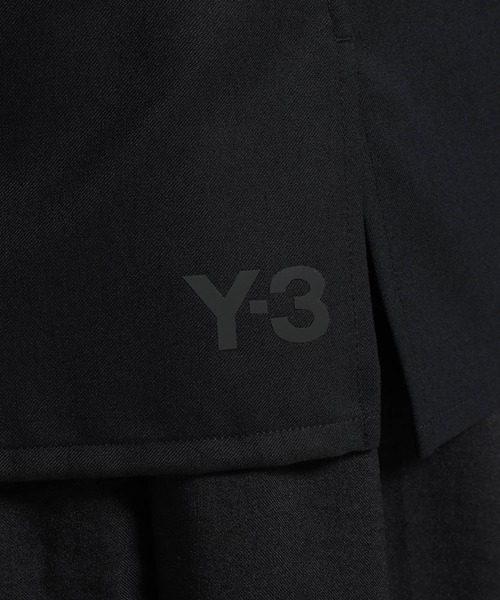 Y-3 ブルゾン アウター REFINED WOOL HOODED TOP 3-STRIPES メンズ