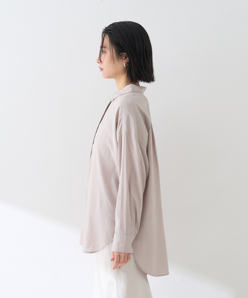 ROUGE VIF Sophie リネンシャツ ブラウス シャツ 「新色追加」麻混