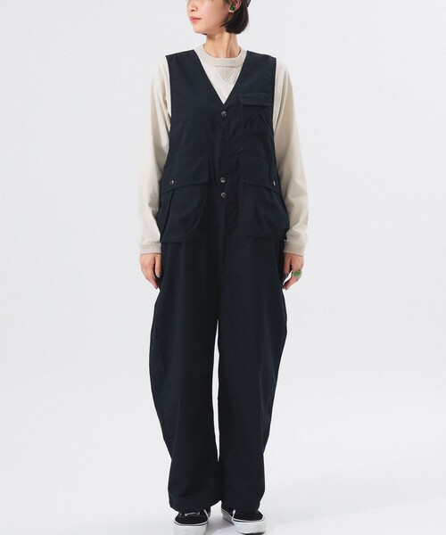 BEAMS BOY サロペット オーバーオール コットンウェザー