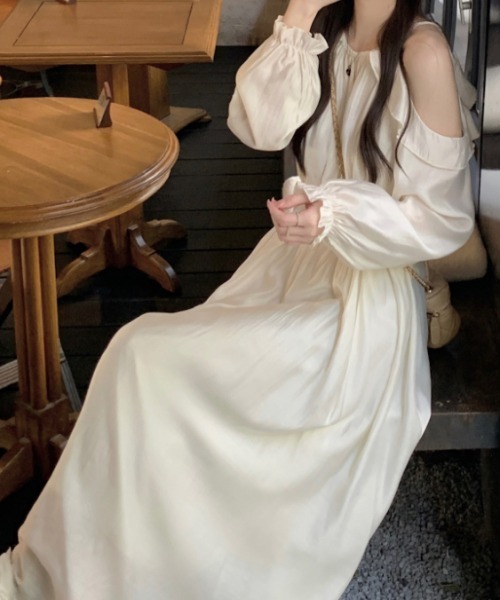 Aelina ワンピース オフショルダー長袖ワンピース : ZOZOTOWN Yahoo!店