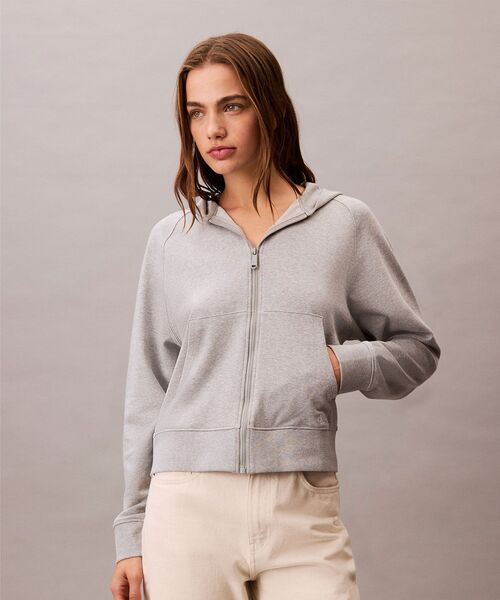 Calvin Klein（カルバン・クライン） パーカー フレンチテリー ジップ