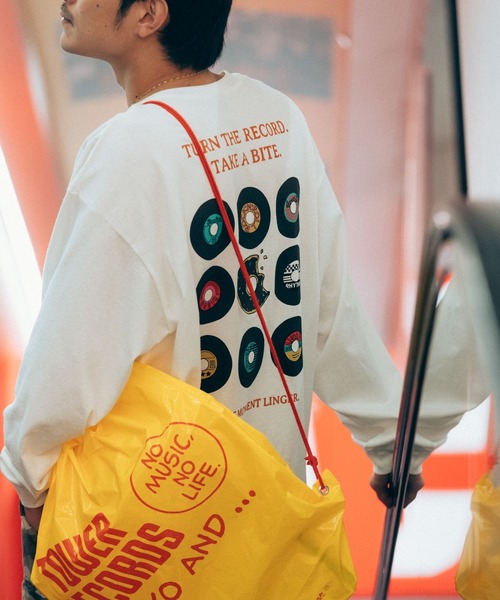 niko and…（ニコアンド） tシャツ 「タワーレコード」コラボロンT